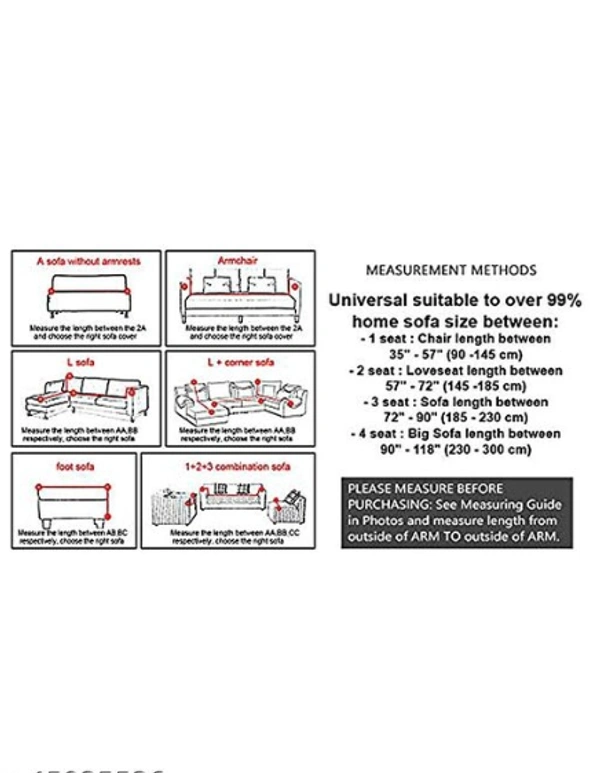 High density stretch fabric with elastic corners provides a perfect wrinkle free fitting as the 3 Seater  cover  - Black & White, Polyster, Multipack 1, 3Seater